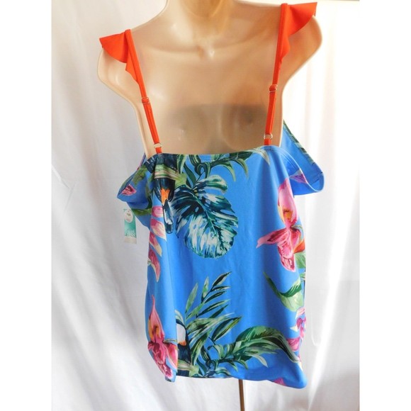 Oasis Swimsuit 3X Womens Toucan One Piece Suit Plus Size 3X - Picture 6 of 13